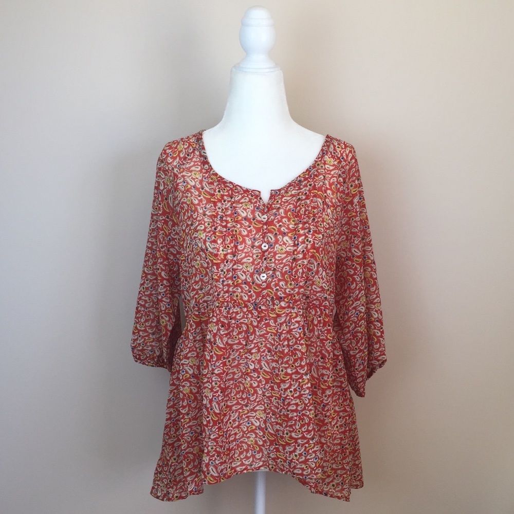 Antilia Femme - Paisley Floral Blouse